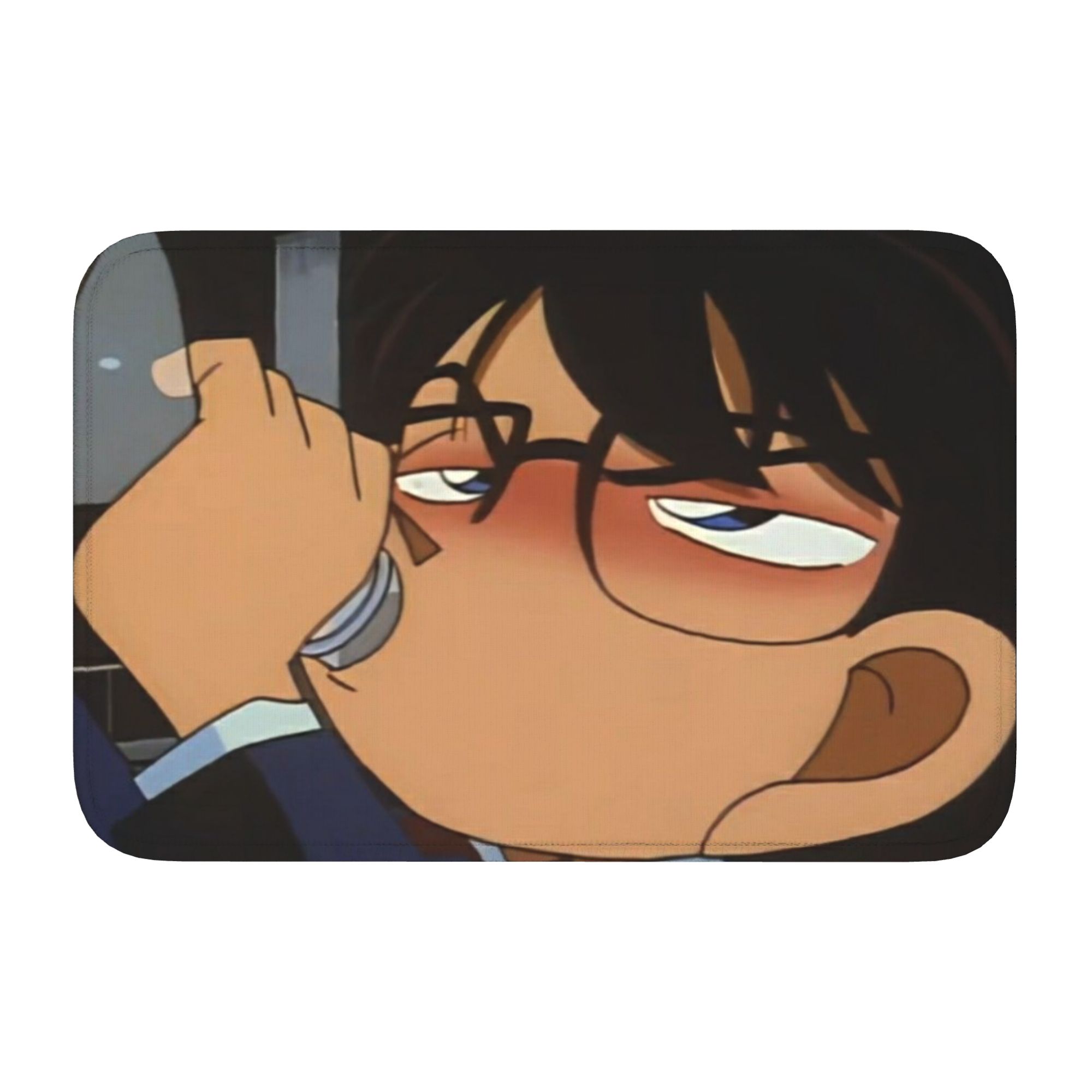 

Funny Detectived Anime Conan Front Door Mat Anti-Slip Indoor Welcome Quick Dry Doormat Living Room Entrance Rug Carpet Footpad 60cm x 90cm
