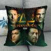 Custom Supernatural Pillowcase Wedding Decorative Cotton Linen Pillow Case For Home Pillow Cover 45X45(One Sides)