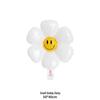 Large Rainbow Smile Balloons - Colorful Cloud Design for Kids' Birthday Party Decor