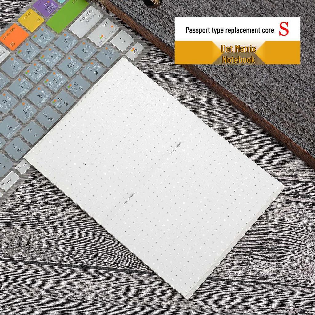 A5 Travel Planner Refill: Dot Grid Passport-Size Monthly Notebook Pages