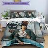 3Pcs Street Art Tattoo Style Bedding Set Quilt Cover Pillowcase Home Christmas Xmas Halloween Gift 1 Duvet Cover 2 Pillowcase M92465