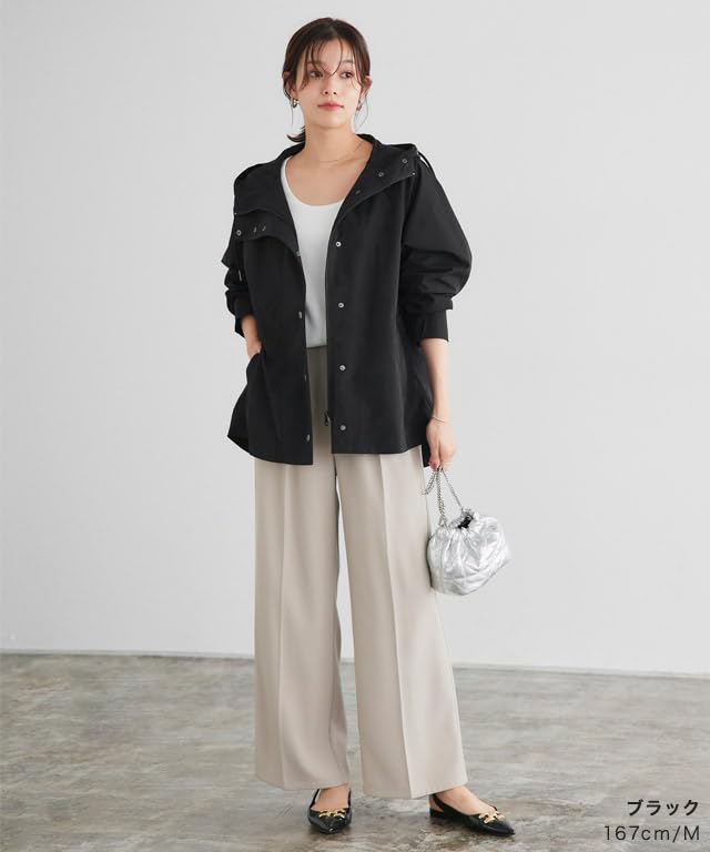 Horská parka vodoodpudivá s kapucí Flare Drost L Černá [klaun] dámská