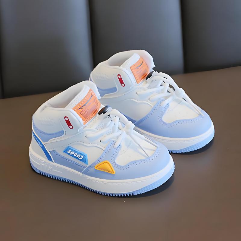 Children's sports shoes, casual sneakers, high-top basketball shoes, soft-soled baby shoes