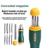 19 In 1 Precision Ratchet Screwdriver – Interchangeable Bit Set, Two-Way Ratchet Multi-Function Repair Hand Tool