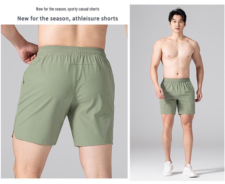 Men's Quick-Dry Lightweight Running Shorts - Breathable, Moisture-Wicking, Loose Fit for Summer
