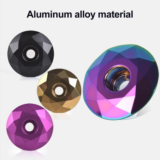 31.8MM Bicycle Headset Top Cap with Bolt CNC Aluminum Alloy MTB Mountain Road Bike Front Fork Stem Top Cover Bike Accessories