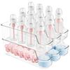 2 Pcs 3 Compartments Baby Bottle Organizer Plastic Bottle Storage Container