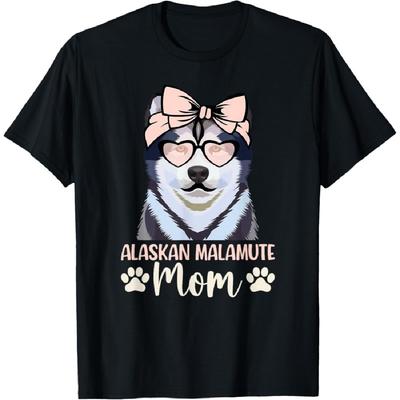 Tričko pro maminku aljašského malamuta a majitele aljašského malamuta