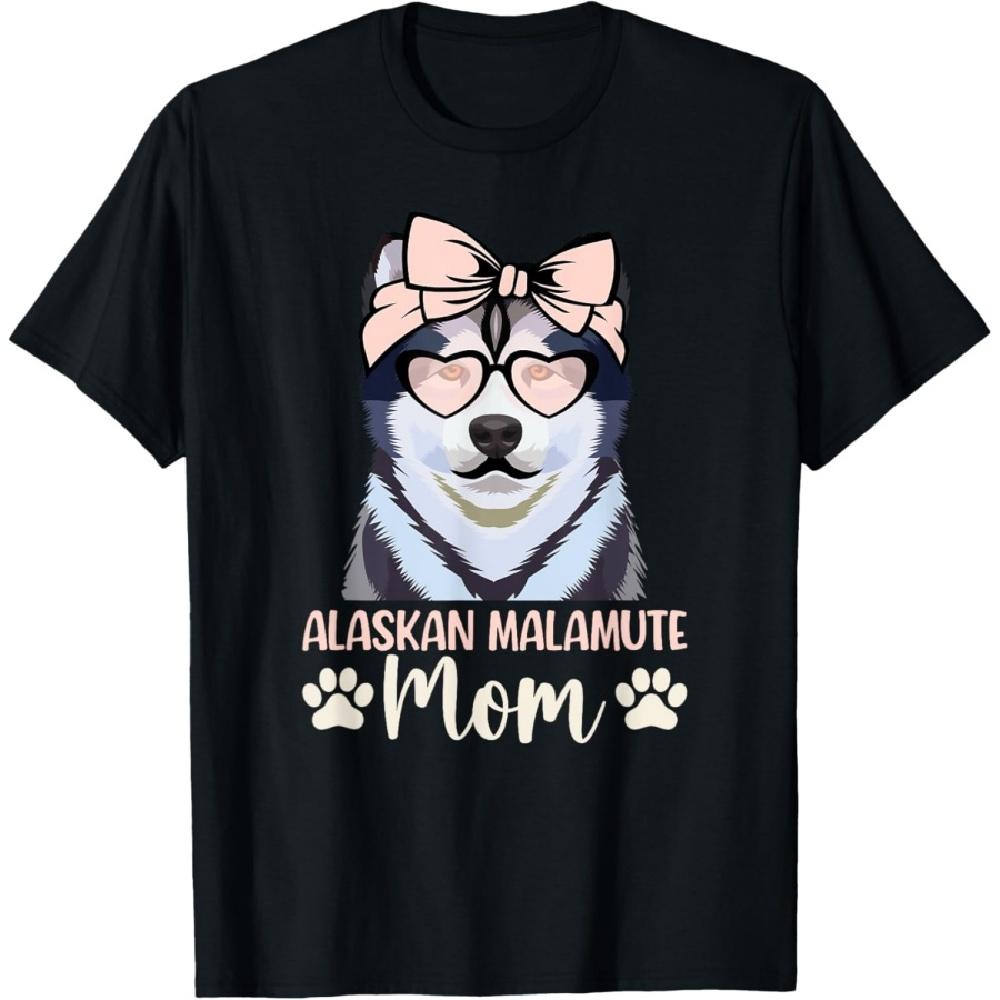 

Alaskan Malamute Mom Alaskan Malamute Owner T-Shirt S