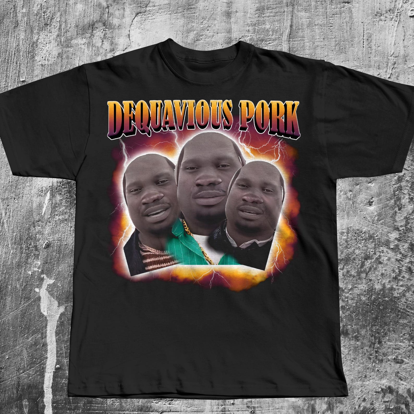 Dequavious Pork Funny Dank Memes T shirt, BrainroT shirt, Meme Tees, Unhinged Clothes, Offensive Merch, Inappropriate Tees, Weird Shirts XL