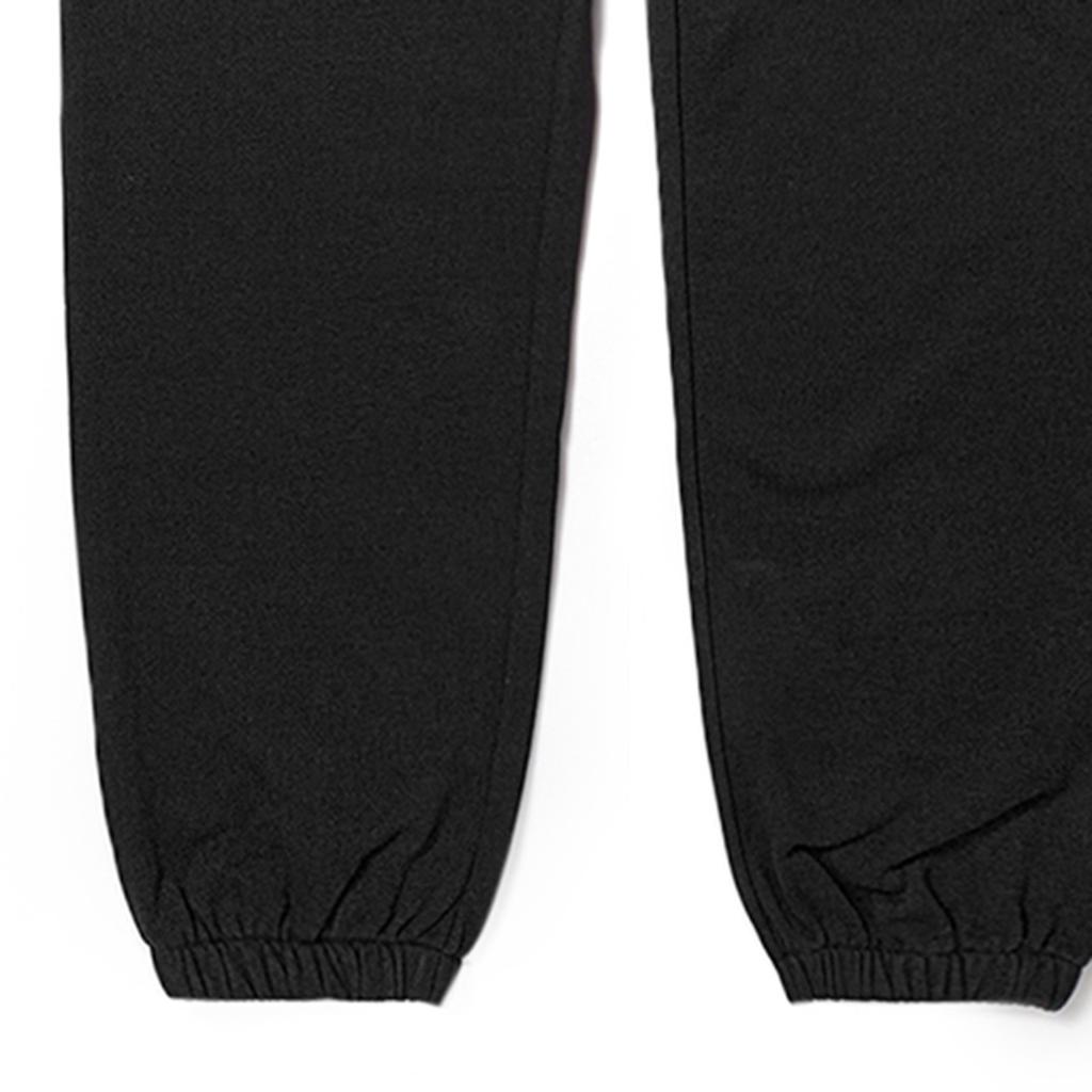 Vans X Asian Artist Collaboration Solid Color Drawstring Casual Pants Women Bottoms Black VN000H0FBLK
