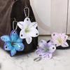 Kreativní simulační květinová taška přívěsek Vynikající Phalaenopsis orchidej lilie klíčenka Dekorace na batoh Dárky