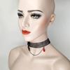 Halloween Scary Spider Blood Sucking Retro Clavicle Female Neckband Lace Necklace Pendant Fashion Jewelry Pendants