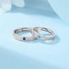 Starry Sky Couple Rings: Openable Design for Men & Women, Korean Style Fashion