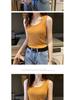 Ice Silk Knitted Women's Slim Fit Summer Camisole - Korean Style Sleeveless Top
