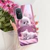 For Huawei Nova 9 SE Nova9 Cute Flower Butterfly Cat Painted Case For Huawei Nova 9 9SE Soft Silicone TPU Phone Cases