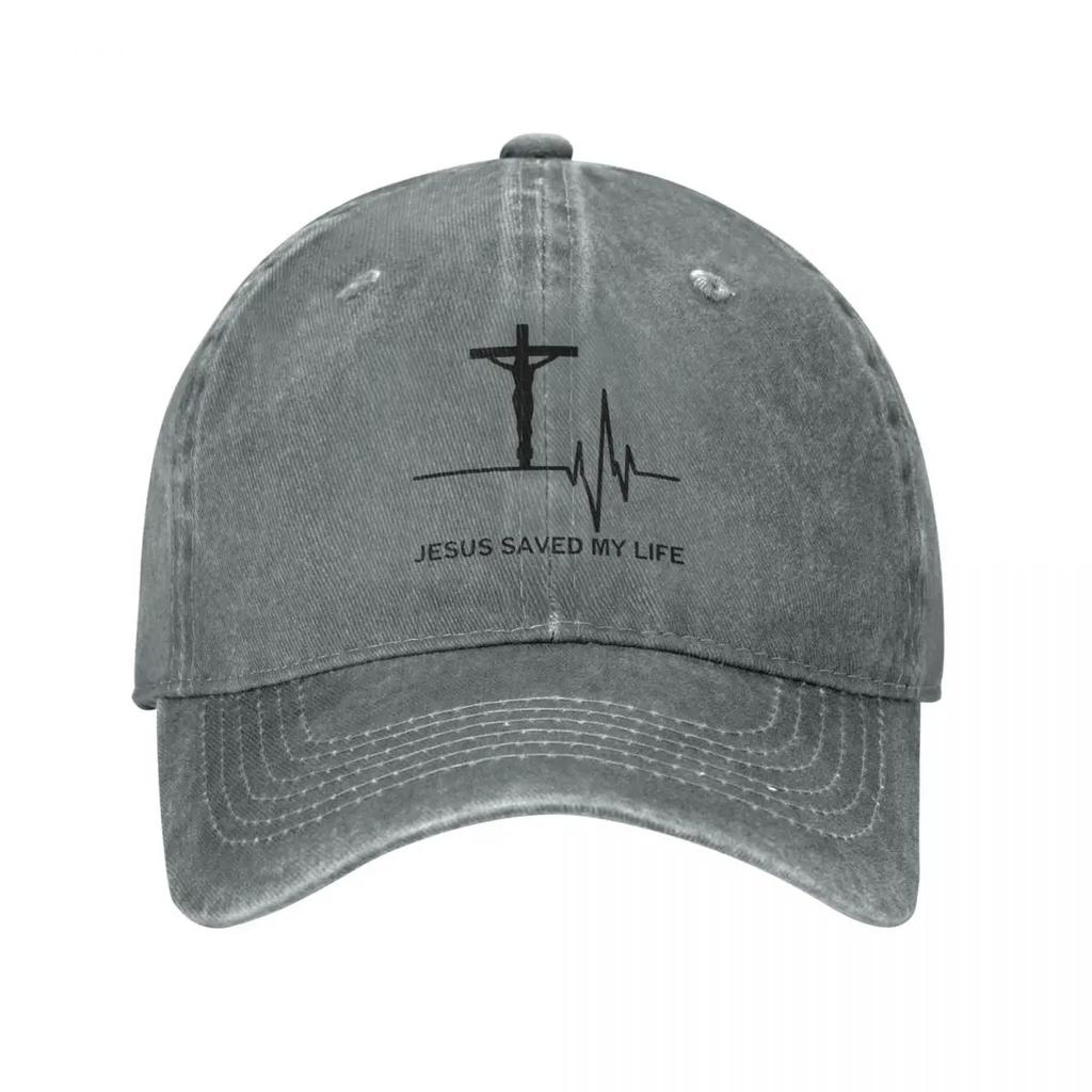 Vintage Baseball Caps Snapback Cowboy Hats Jesus Saved My Life Autumn Cap Christian God Jeans Casquette Vintage