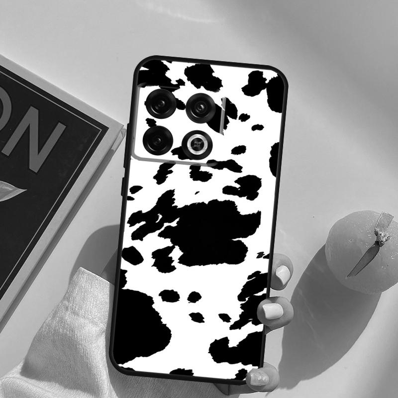 Spotted Cow Skin Print Case For OnePlus 13R 12R 10R 13T 10T 11 12 13 15 OnePlus Nord 5 CE 2 3 4 Lite N20 N30 Cover