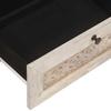 TV Stand Bleached White 80 x 33 x 46 cm Solid Mango Wood