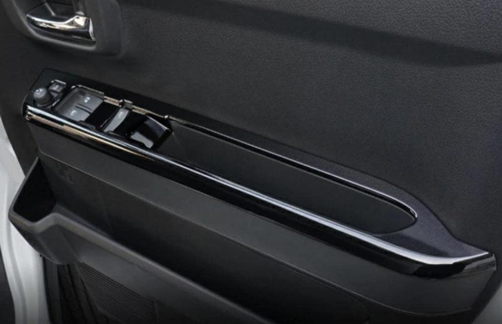 Daihatsu Atrai 700 Series Side Door Windshield Lifter Frame Window Switch Panel Cover Garnish Protector Interior Piano Black Custom Accessory Parts