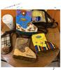 Cartoon Cute Nylon Shoulder Messenger Bag for Women - Autumn/Winter 2024 Collection.