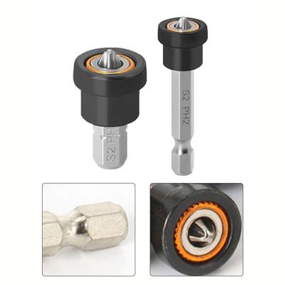 1 pièce/2 pièces Embouts de tournevis 25 mm/50 mm Accessoires Noir+ Gris