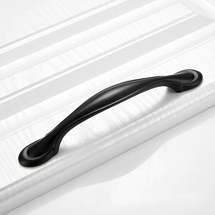 Black Handle American Style Modern Pull Antique Handles and Knobs Drawer Furniture Kitchen Cabinet