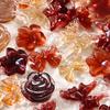 30Pcs/Bag Resin Camellia Art Rhinestones Bowknot Beautiful Durable Eco-friendly Nail Nail Accessories
