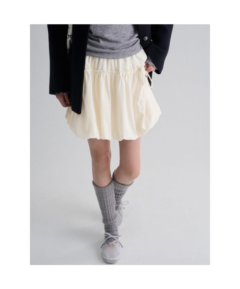 8SECONDS Mini Balloon Skirt Ivory