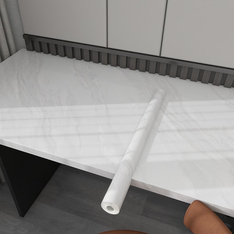 Waterproof Pvc Marble DIY Self-adhesive Wall Stickers Kitchen Renovation Wallpaper Decorative Film