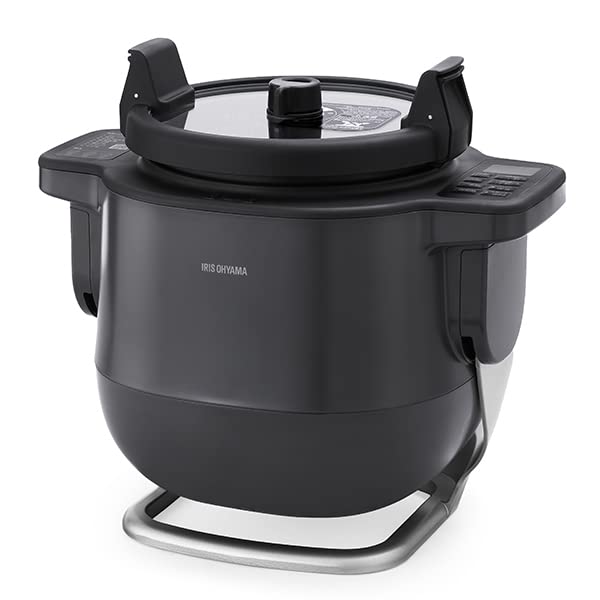 Auf Iris Ohyama Automatischer Kochtopf Automatische Rührkochmaschine Chef Drum Elektrischer Topf Gebratenes Essen CHEF DRUM SUS Grau [Eingeführtes TV] DAC-IA2-H
