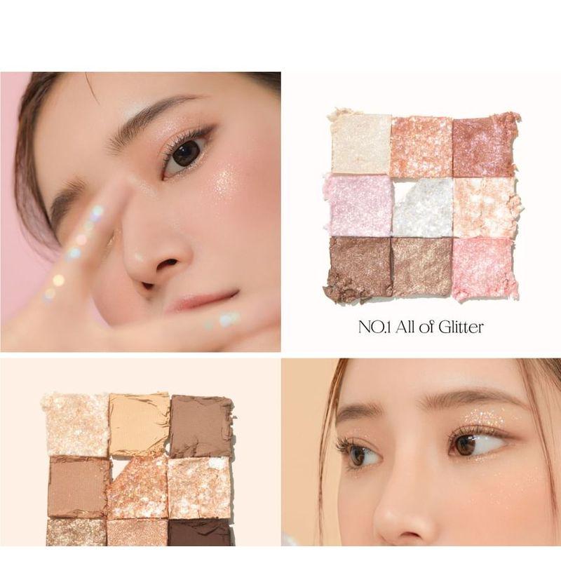 UNLEASHIA - Glitterpedia Eye Palette - 7 Types