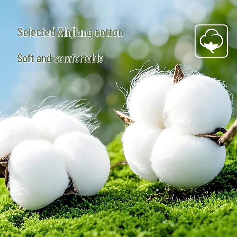 Langsha Men's Antibacterial Cotton Boxer Briefs 4-Pack