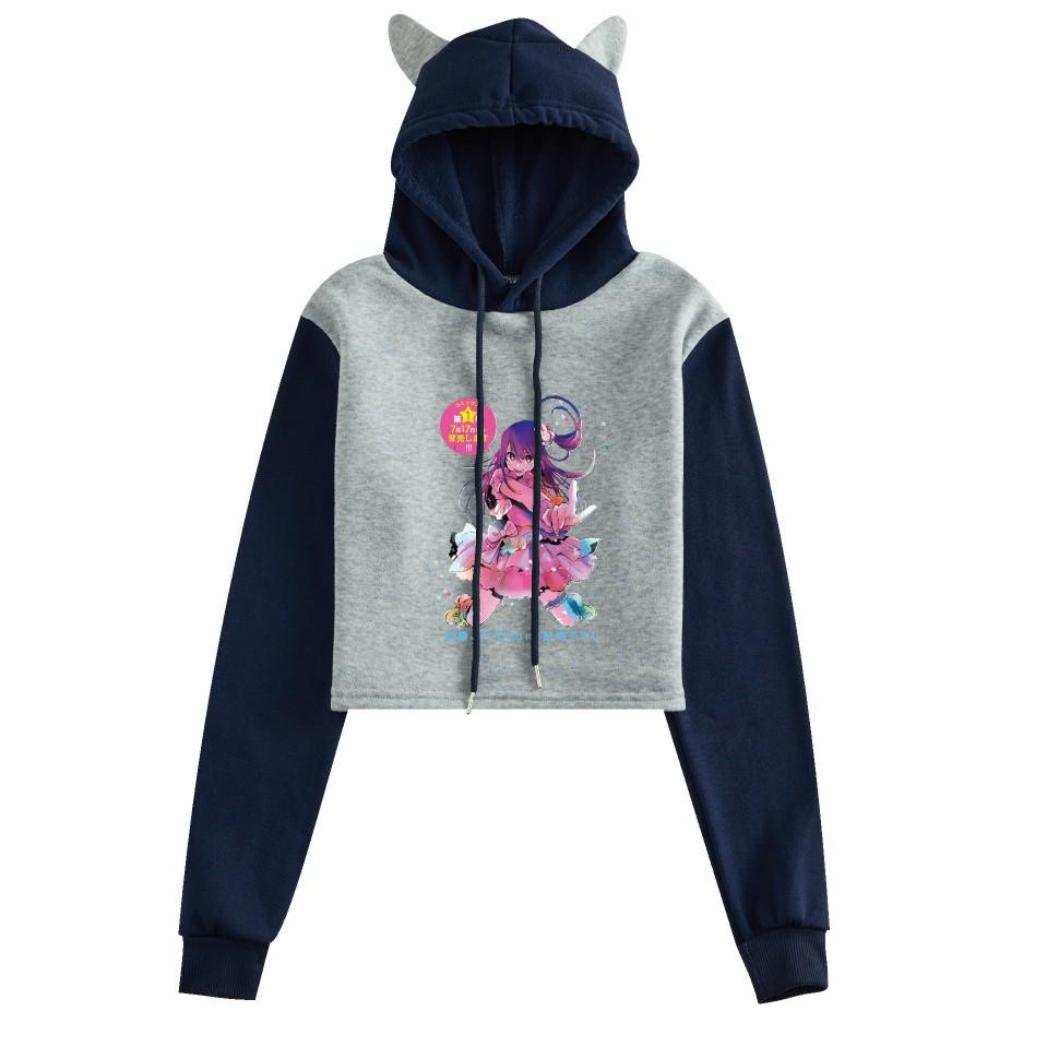 2023 Oshi No Ko My Starry Child Anime Cat Ear Hoodie