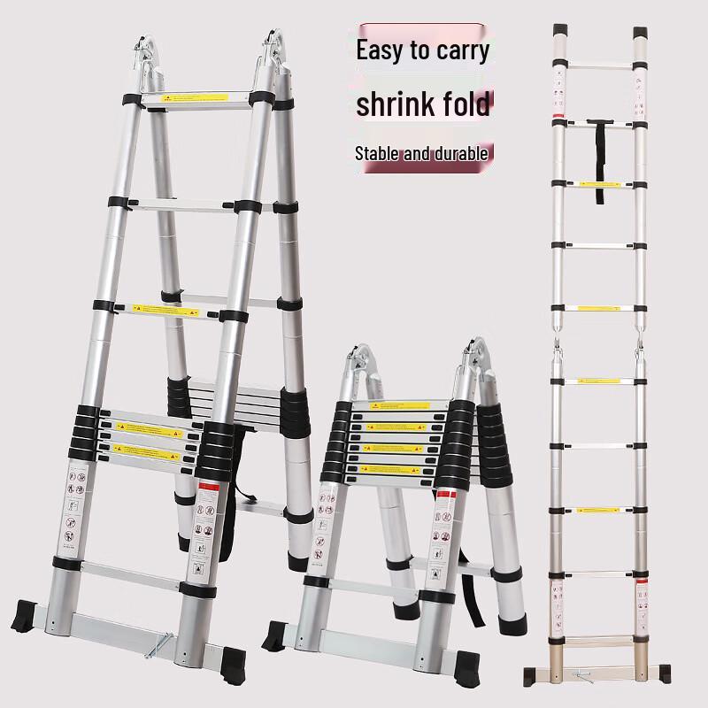Lilang 3.1+3.1M Multi-function Telescopic A-frame Ladder