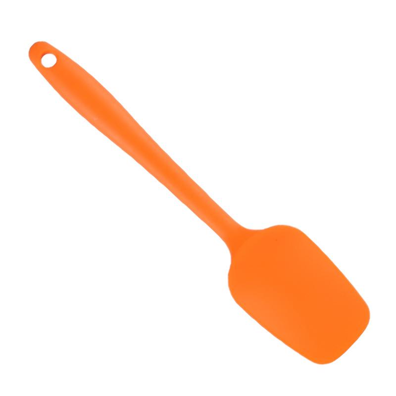 All-inclusive all-in-one handle small silicone scraper with shovel spoon function cream ice cream spatula cake baking tool светло-зеленый