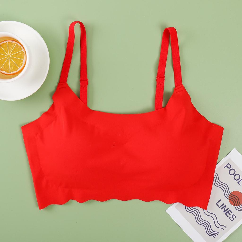 Nahtloser kabelloser Push-Up Schlaf-Stütz-Anti-Shake Sport-BH der zweiten Generation für Damen