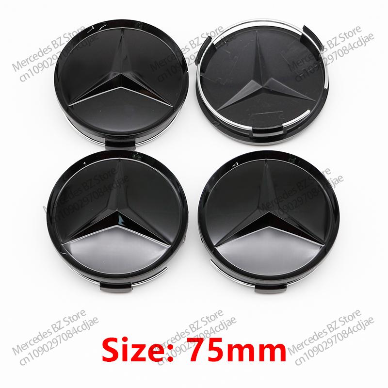 4pcs 56mm 60mm 75mm Car Wheel Center Logo Hub Cap For Mercedes Benz AMG Apple Tree W211 W205 W213 W203 C218 A207 CLA CLS E Class
