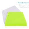 Trapezoidal Plastic Dough & Oil Scraper Knife