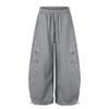 2026 American Vintage Rhinestone Sweatpants Loose Wide Leg Pants Men Women Street Dance