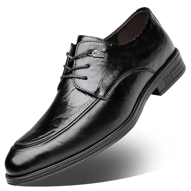 

Новые роскошные брендовые элегантные мужские модные туфли-оксфорды со шнуровкой и острым носком для свадебной вечеринки, формального, социального, офисного делового стиля, кожаные туфли 44 чёрный