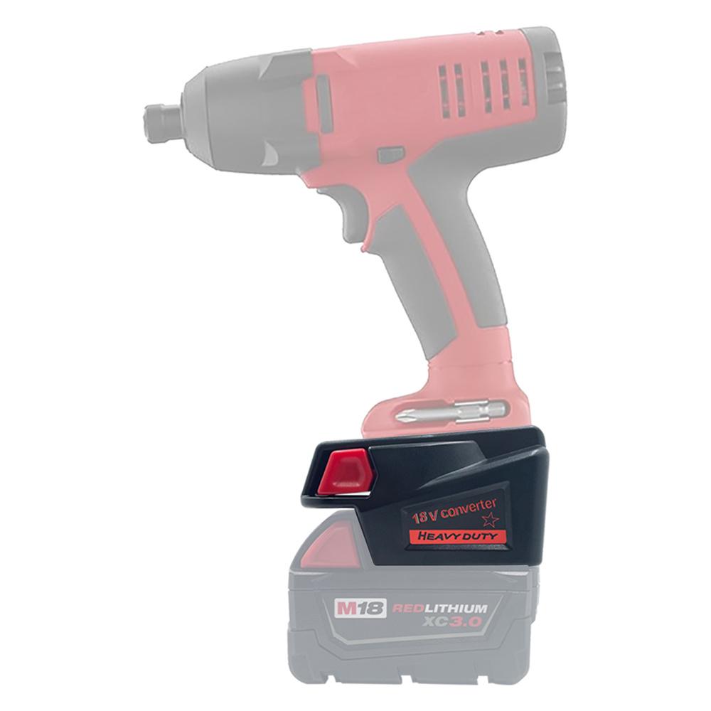 Battery Converter Adapter for Milwaukee M1818V to V18 Li-ion Battery