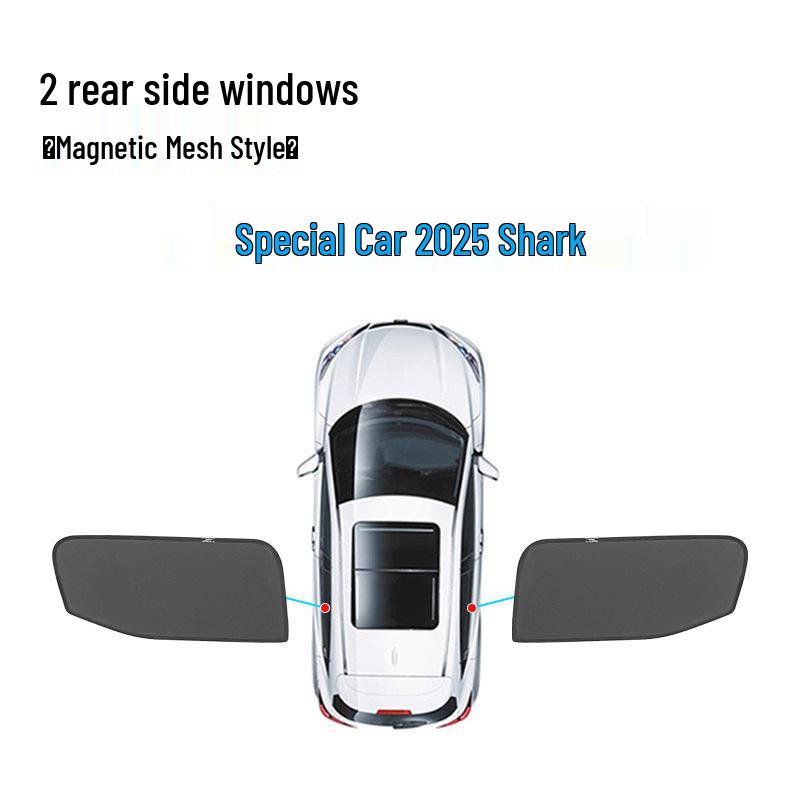 

BYD Shark6 25-Year Sunscreen Heat Insulation Mesh Curtain for Pickup Trucks BYD Shark 25th Anniversary