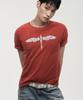 LANARCHIVE [0138] Antique Cross Wing Short Sleeve T-Shirt - Red