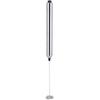 Stainless Steel Hand Battery Operated Electric Milk on Frother with Spoon for Cappuccinos   Foams and Foam Cord Loose Storage in Drawer or Cupboa