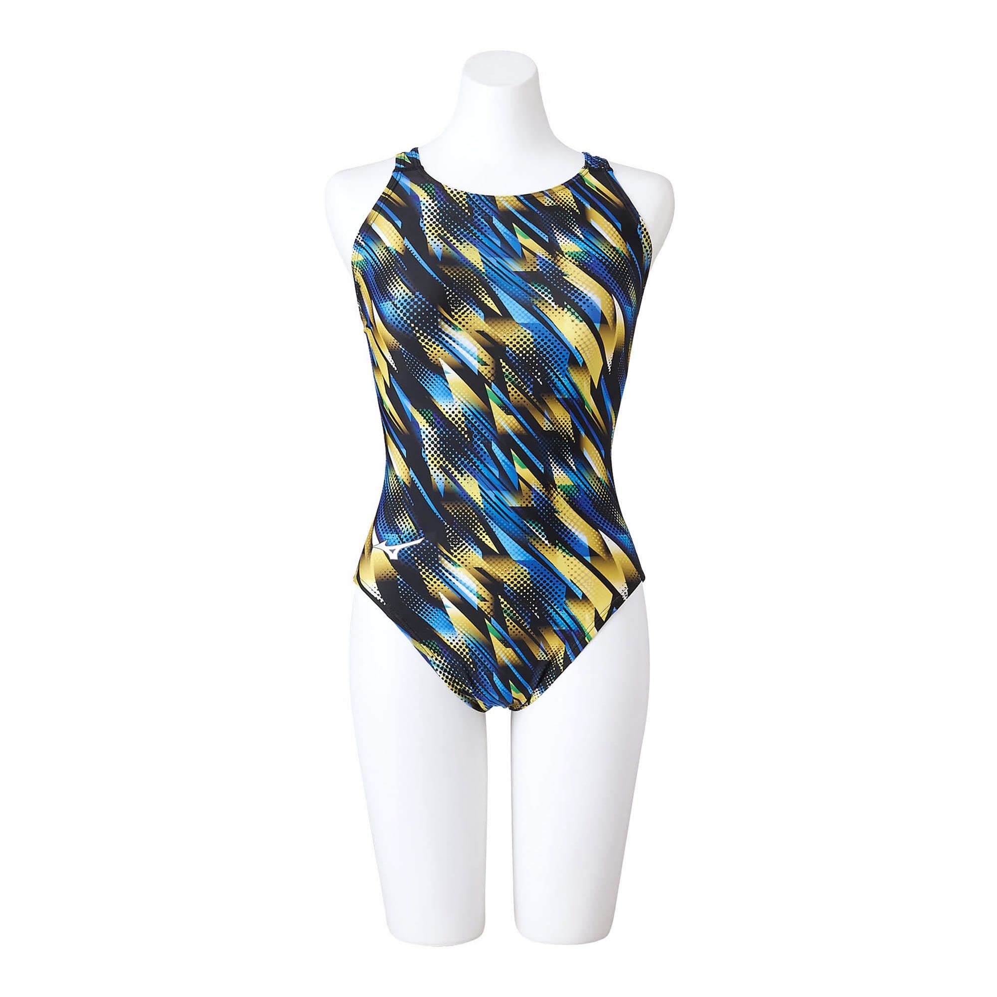 

MIZUNO Stream Ace Swimsuit for Competitive Racing N2MAA244 Black x S Women s Low-Top [FINA Approved] 92 Blue, Size