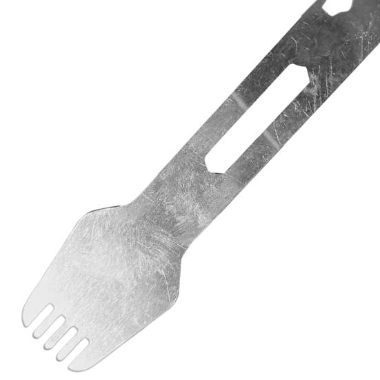 10-In-1 Adventure Utensil Stainless Steel Outdoor Multi-Tool with Spoon Foldable Camping