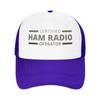 Certified Ham Radio Operator Mesh Golf Hat Caps Outfit For Men Women Adjustable Snapback MeshBack Summer Cooling Hats