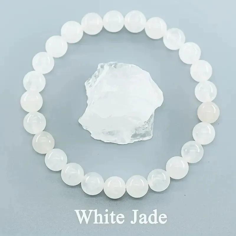 Amethyst Bracelet Crystal Stone Beads for Women Jewelry Accessory