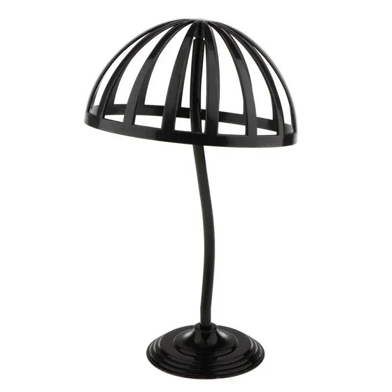 Freestanding Wigs Hat Cap Storage Display Holder Rack Dryer Stand Organizer For Displaying Hair Wigs Cap Home Storage Racks чёрный